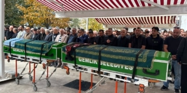 GEMLİK'TE CİNAYET KURBANI ÇİFT TOPRAĞA VERİLDİ