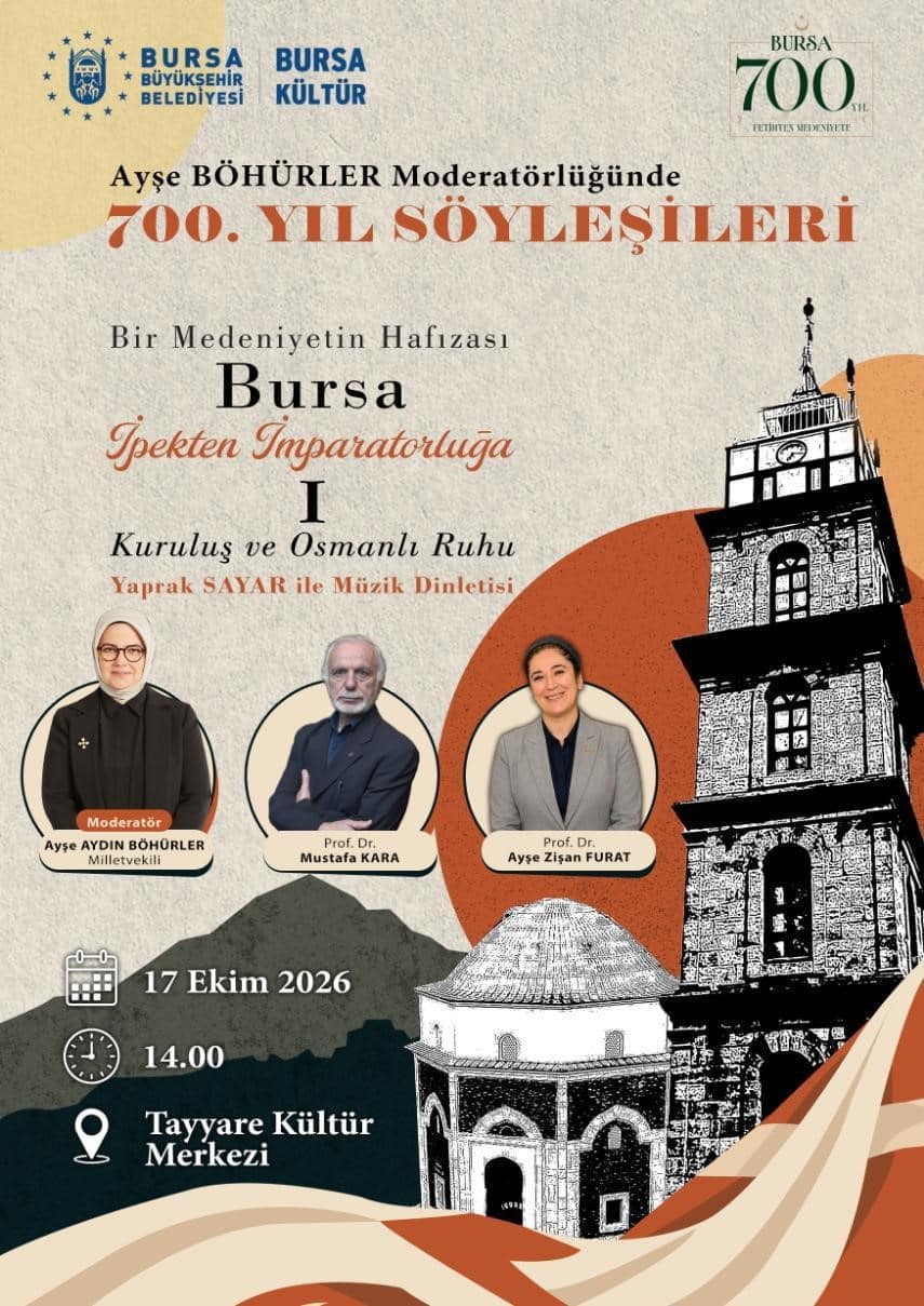 BURSA'NIN 700 YILLIK MİRASI SÖYLEŞİLERLE ANLATILACAK