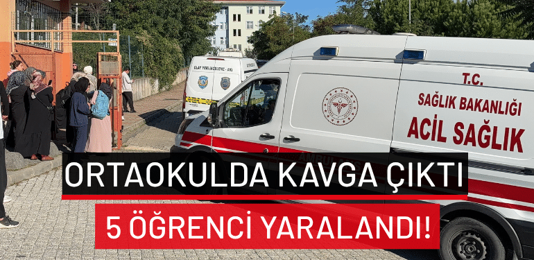 İstanbul Başakşehir’de ortaokulda kavga çıktı: 5 öğrenci yaralandı!