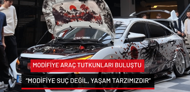 Bursa’da modifiye araç tutkunları buluştu: “Modifiye suç değil, yaşam tarzımızdır”