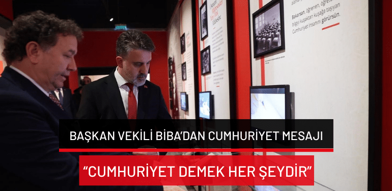 Başkan Vekili Biba’dan Cumhuriyet mesajı: “Cumhuriyet demek her şeydir”