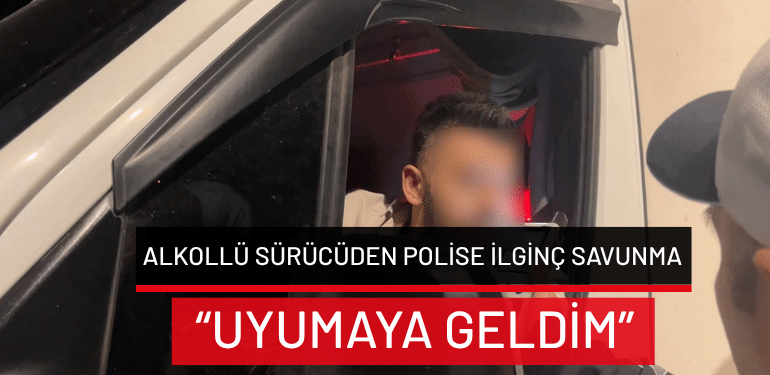Bursa’da alkollü sürücüden polise ilginç savunma: “Uyumaya geldim”